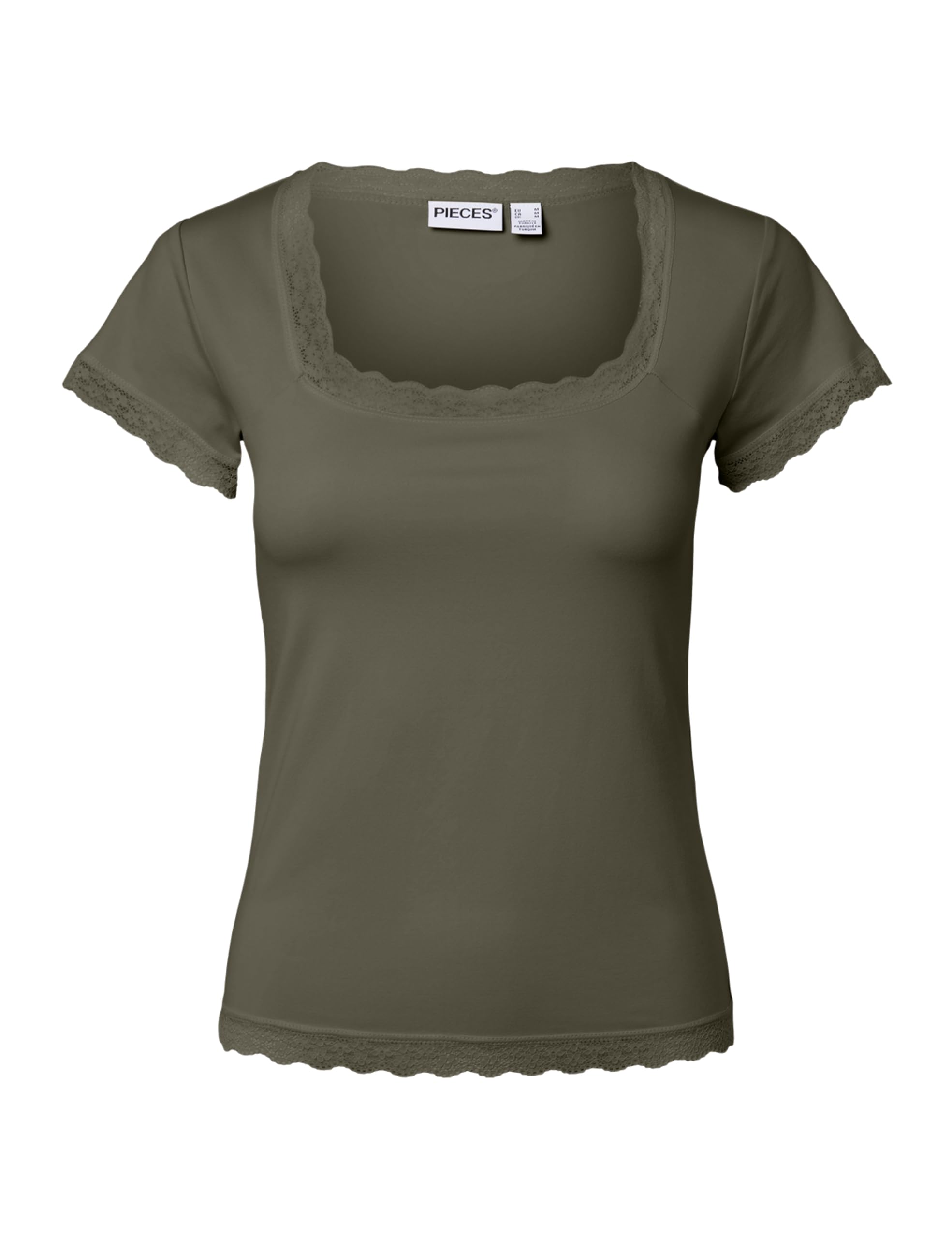 Pieces Pcfiffi SS U-Neck maglietta scollo a U Kalamata