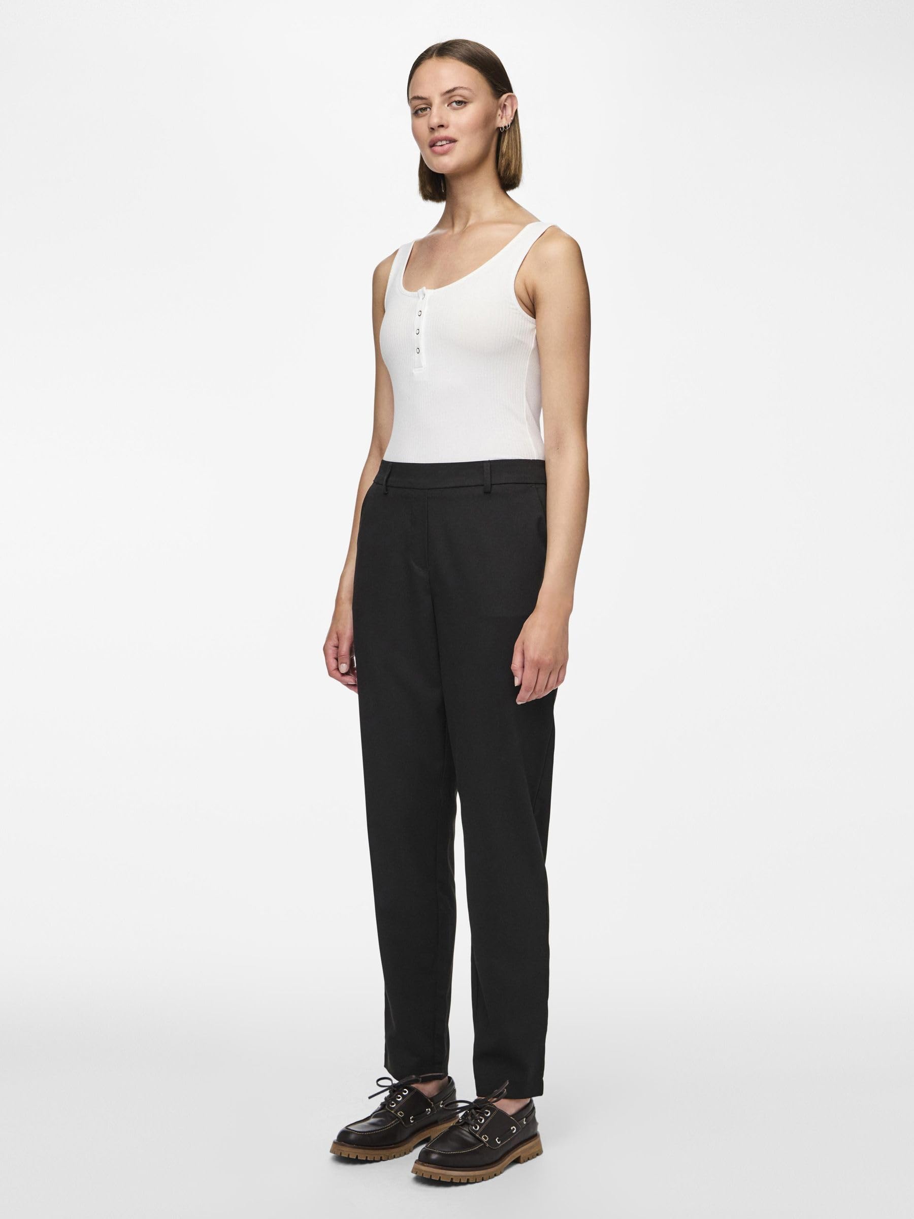 Pieces Pcmolina Tapered pantaloni donna XS 30L affusolati