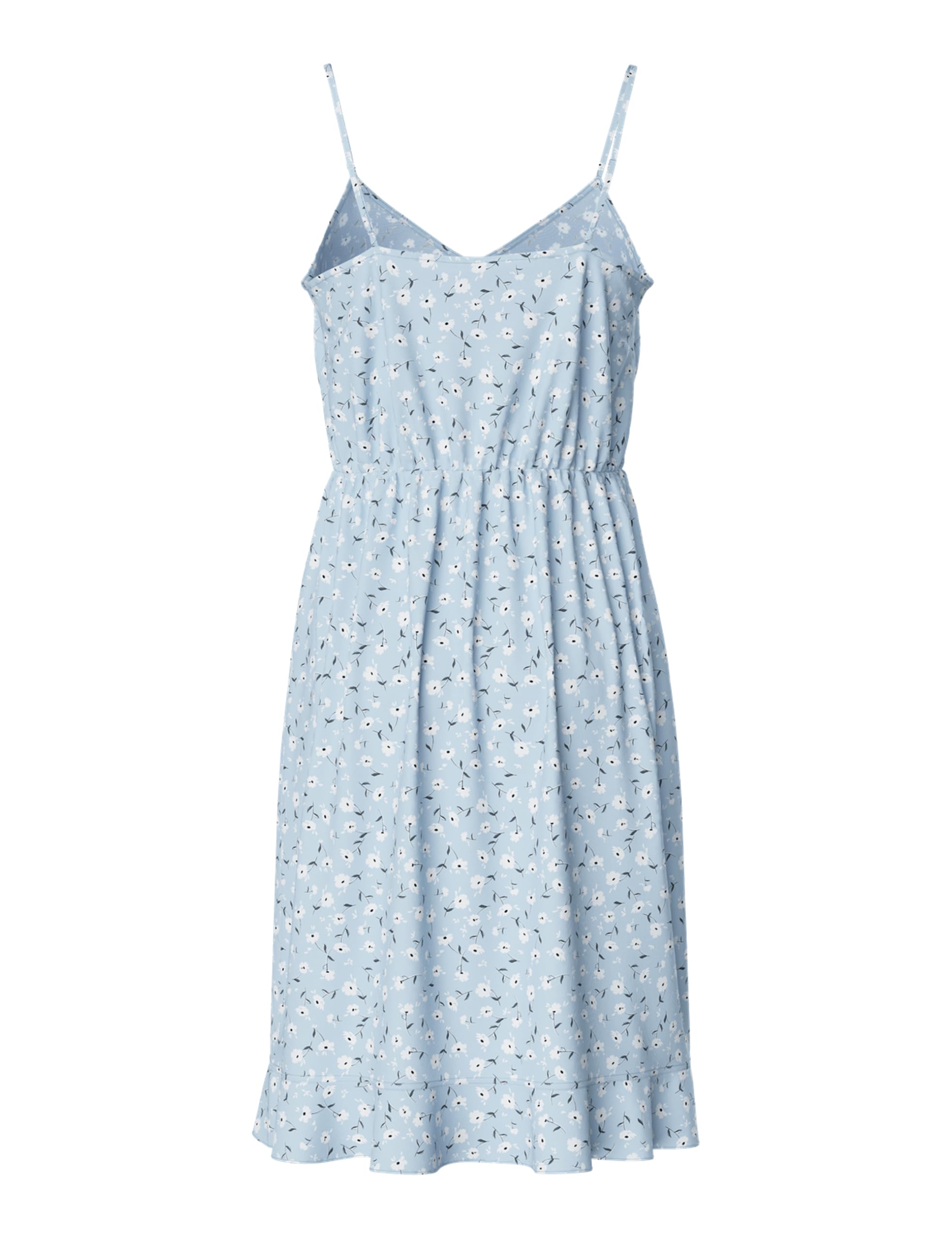Pieces Pcnya Strap Flounce Dress abito donna L balze