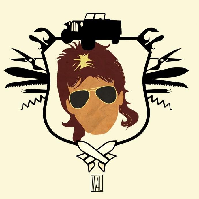 Matrix Music Store Tribe M4U McGayver t-shirt unisex stampa digitale