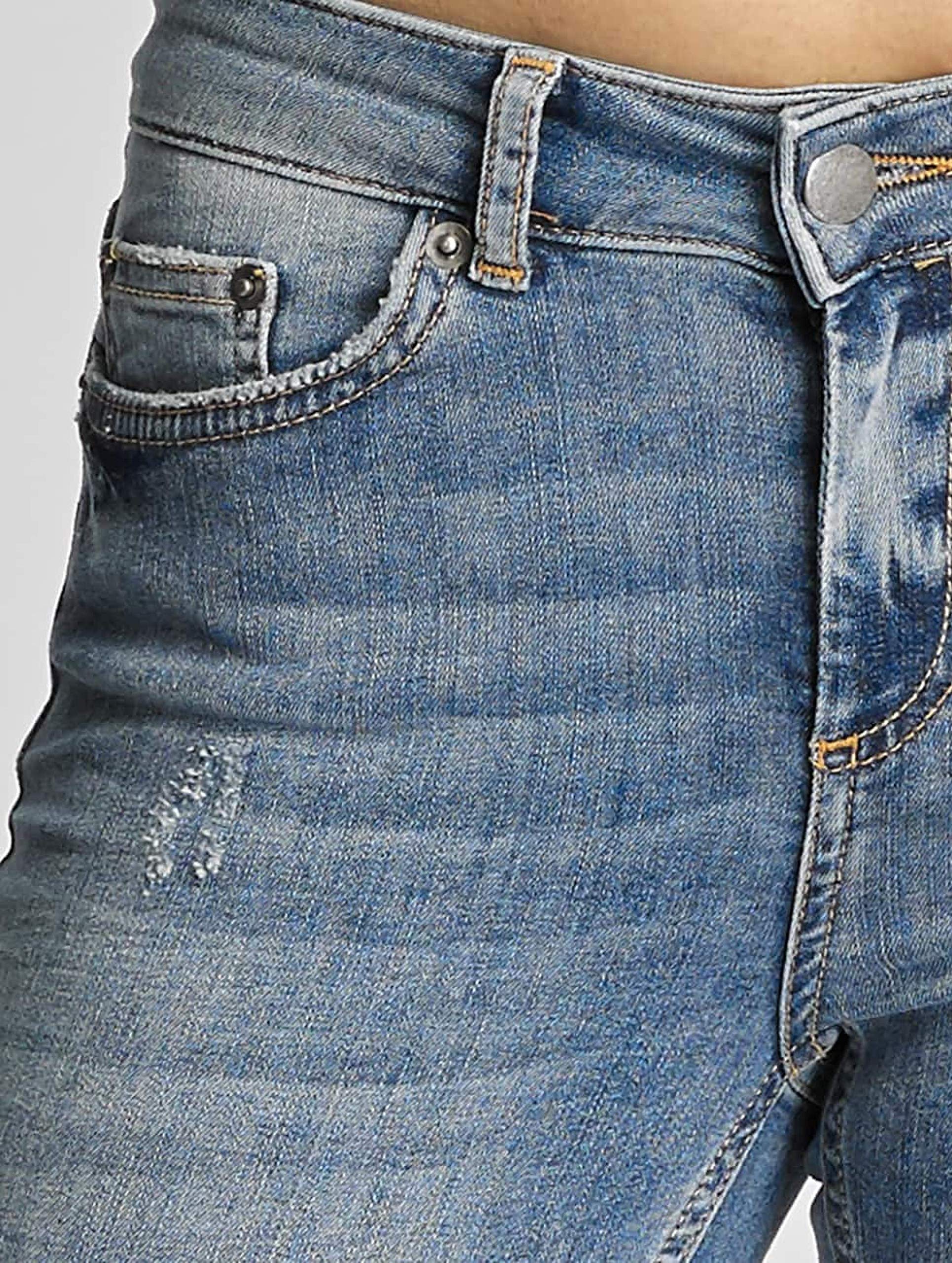 Pieces Pcfive Delly jeans cropped taglia 32 strappati