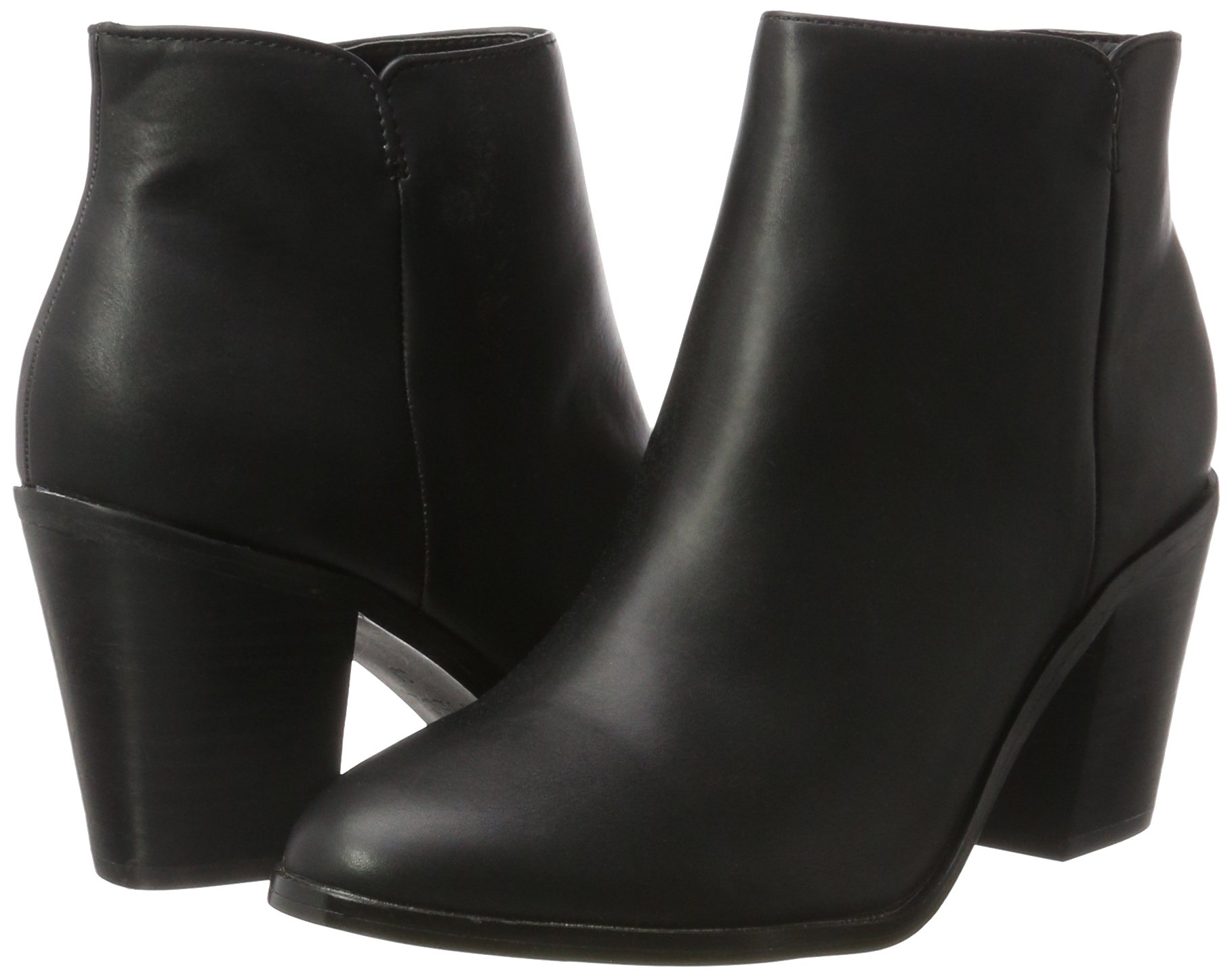 Pieces Pspera Boot stivaletti donna neri pelle con zip