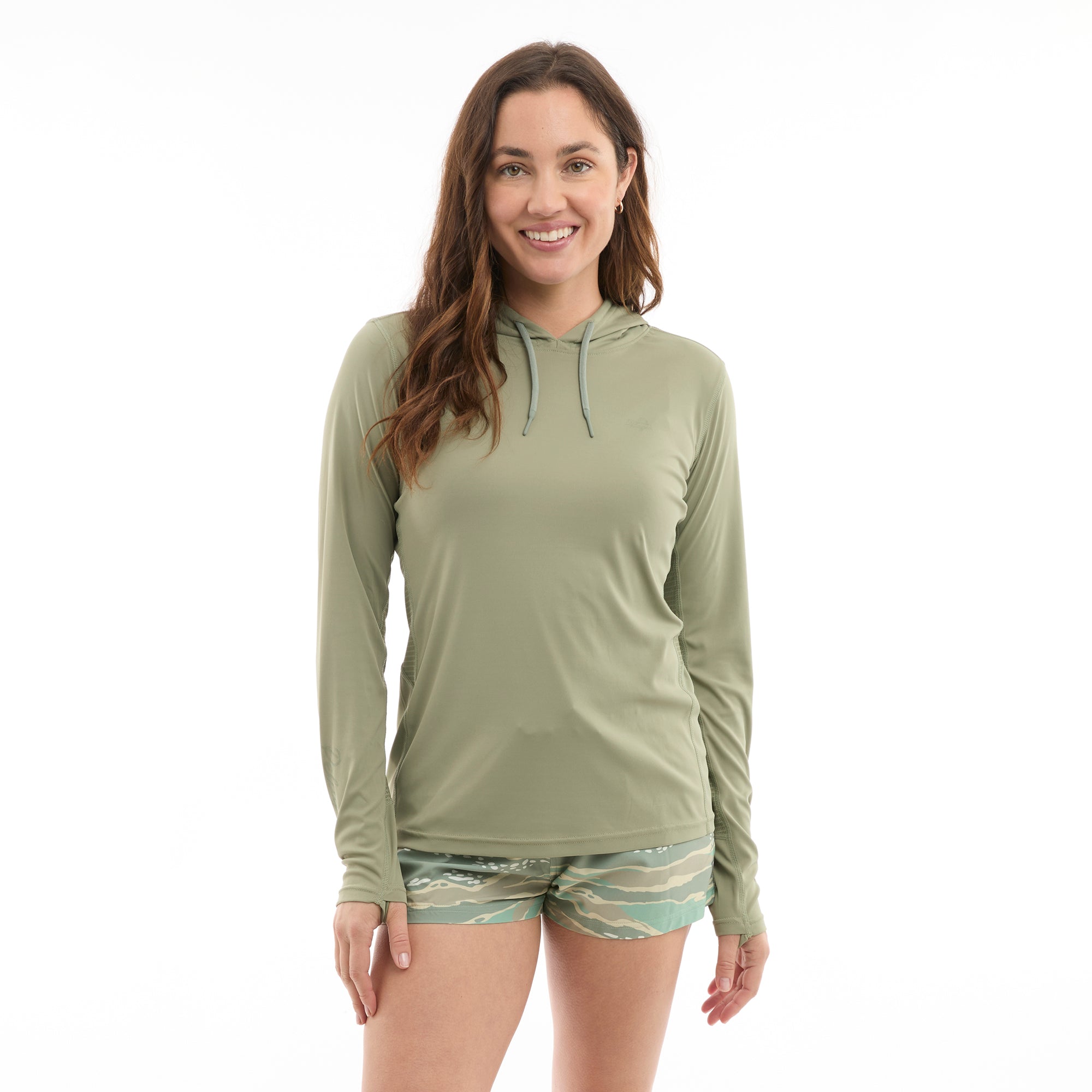 PELAGIC Ws Vaportek maglia da pesca Mangrove UPF 50+