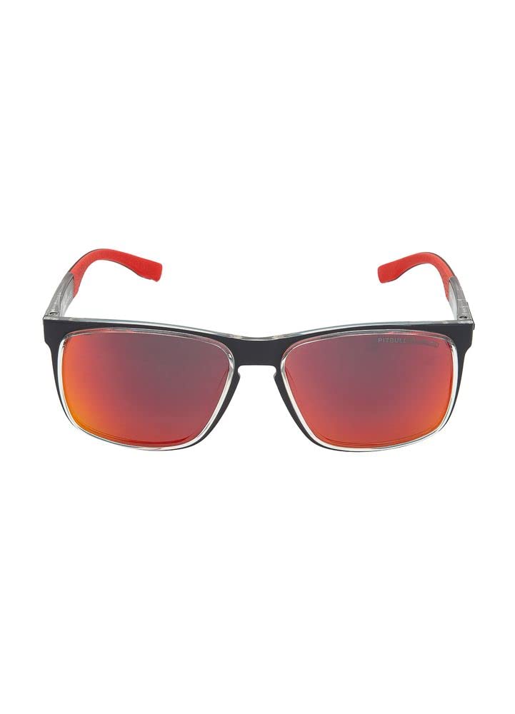 Pitbull Hixson occhiali sole uomo grigio rosso polarizzati