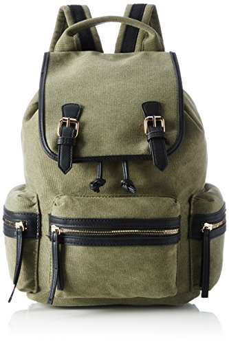 Pieces Pcsimone Backpack zaino donna verde tela