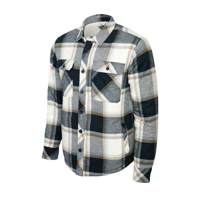 Pelagic Kodiak Camicia Flanella Navy Cotone Bio