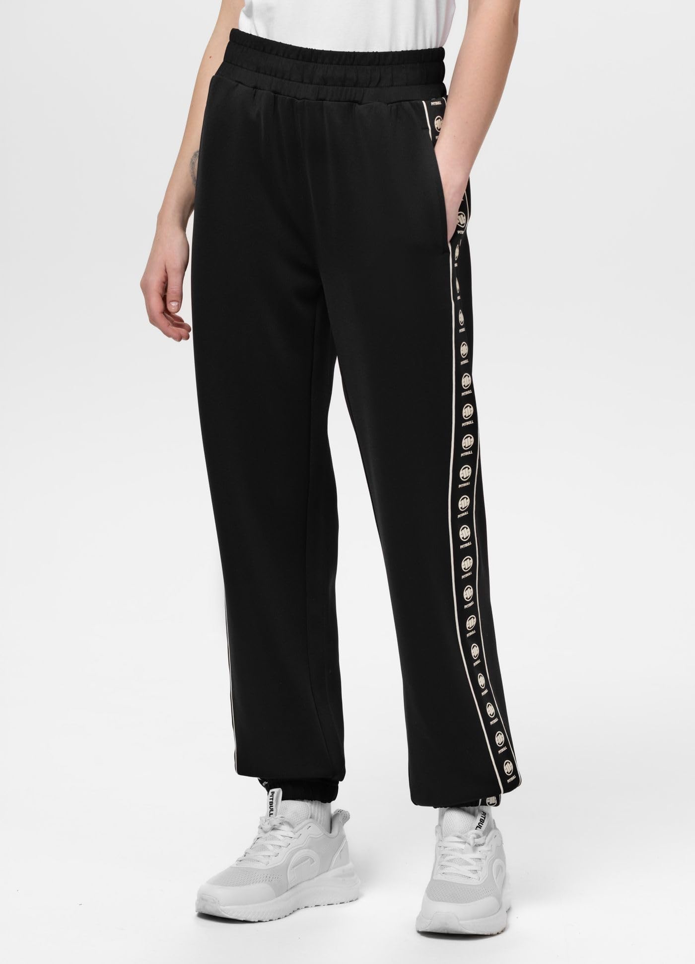 Pitbull Verona pantaloni tuta donna regular fit elasticizzati