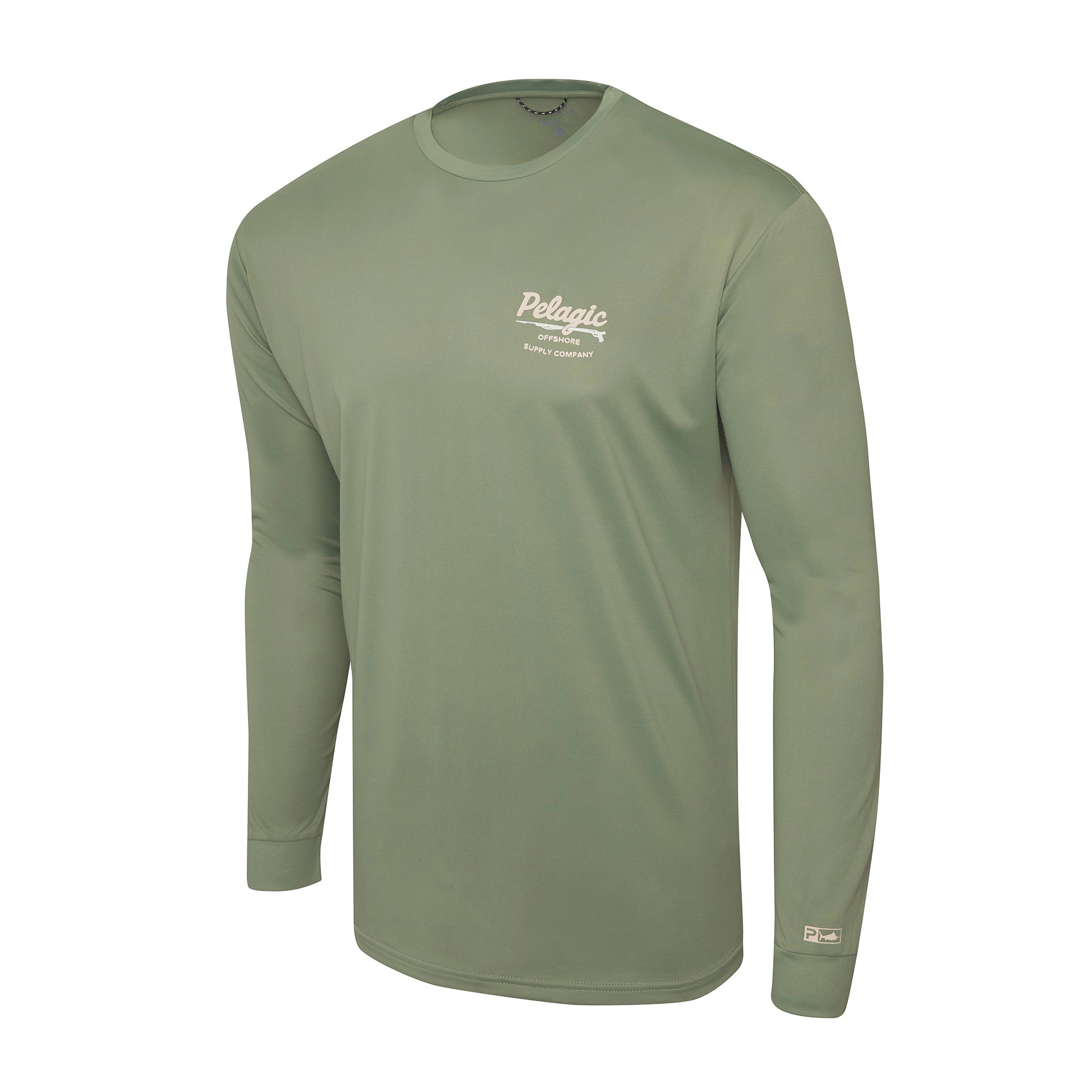 Pelagic Aquatek Gunner maglia manica lunga mangrove UPF 50+