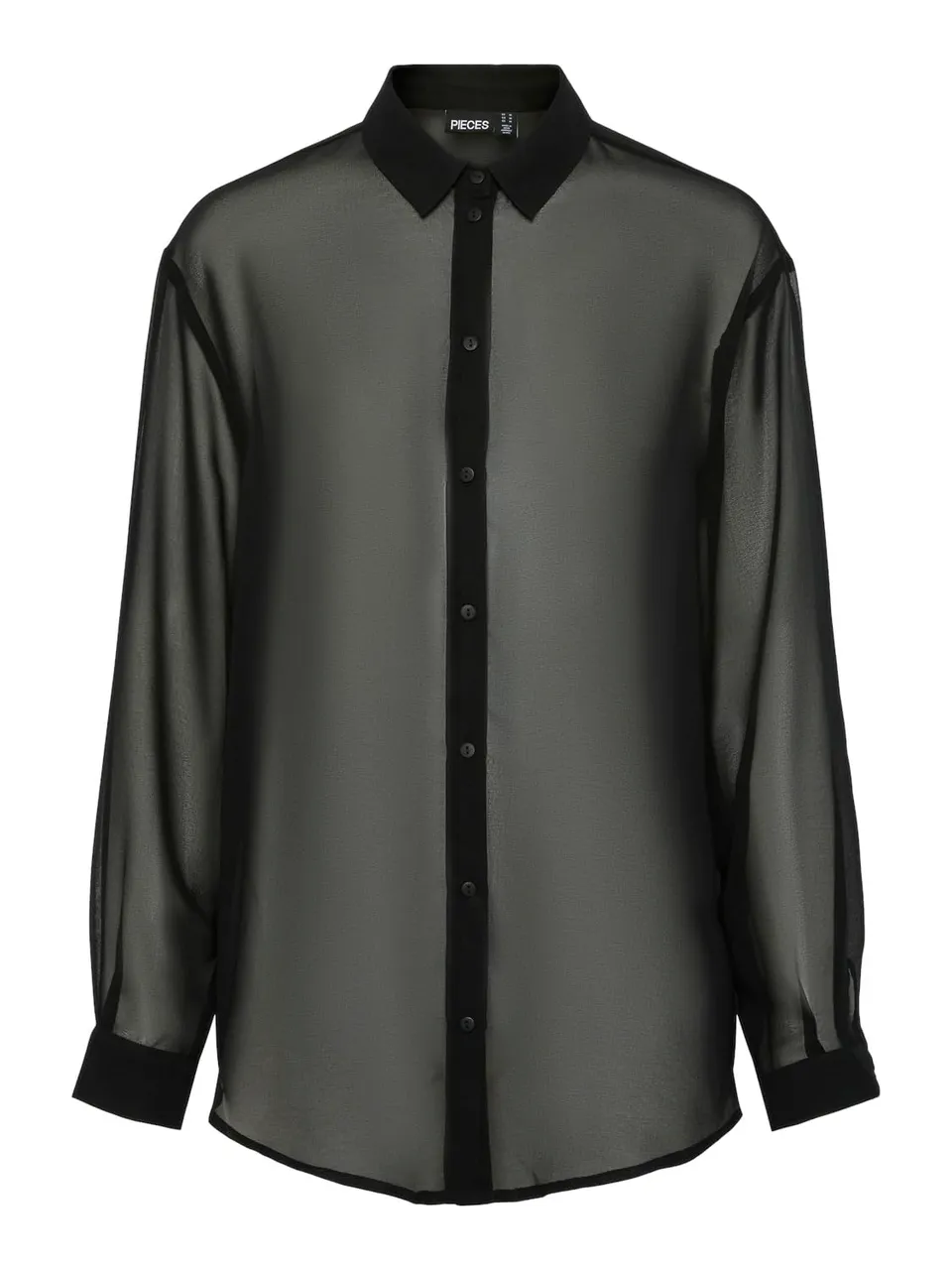 Pieces Pcrio LS BC camicia donna maniche lunghe taglia L