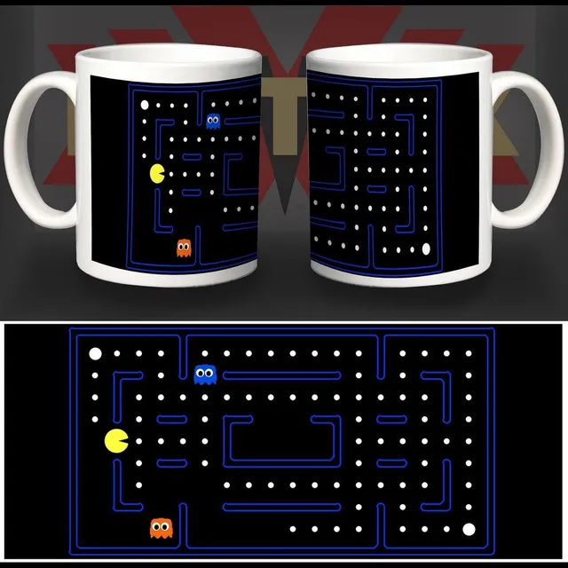 Matrix Vintage Videogame Pacman tazza ceramica