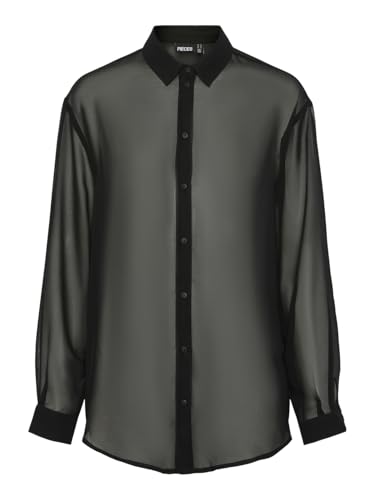 Pieces Pcrio LS BC camicia donna maniche lunghe taglia L