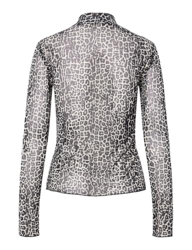Pieces Pcjeshi LS maglietta donna collo alto uso quotidiano