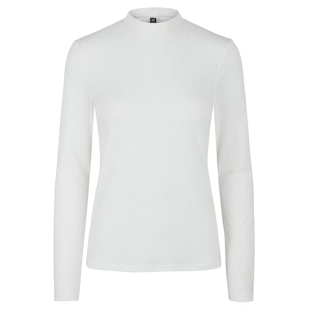Pieces Pckylie LS T-Neck Top Noos maglione XS nuvola coste