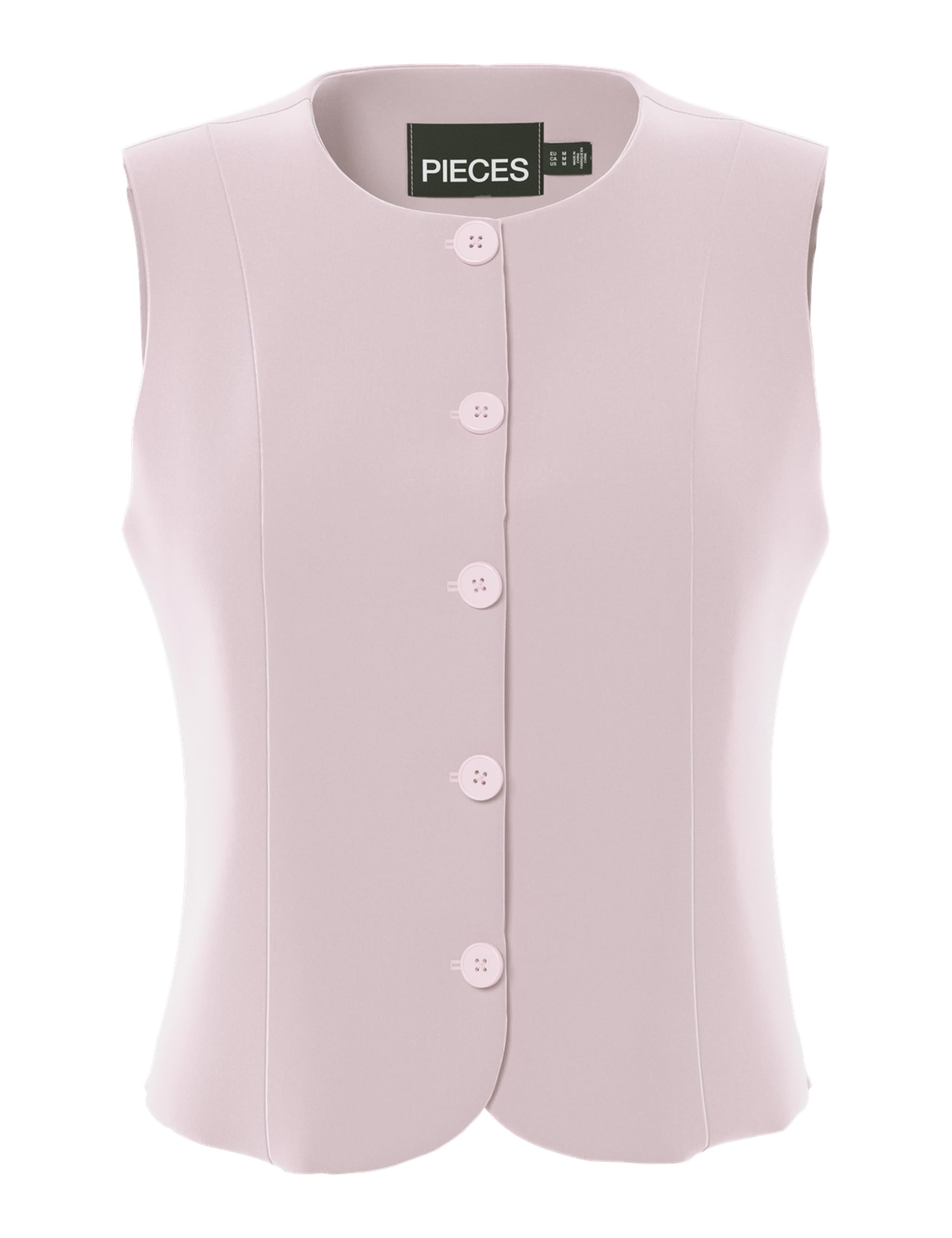 Pieces Pckamil Noos BC gilet aderente donna tessuto traspirante