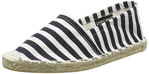 Pieces Haisha espadrillas donna blu navy bianco a righe