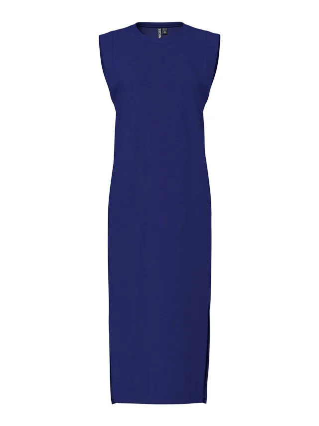 Pieces Pcchilli Summer SL Abito donna lungo senza maniche