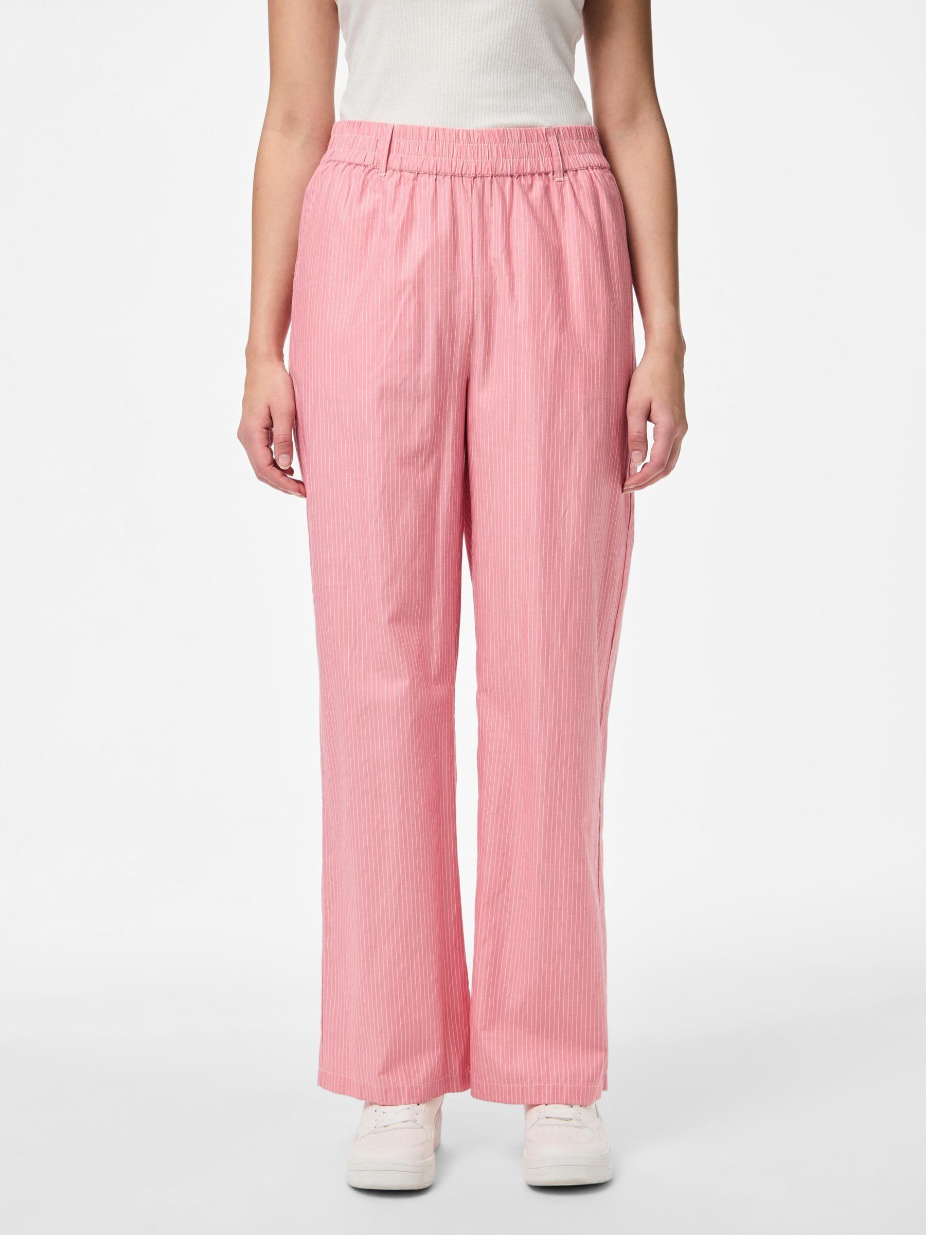 Pieces Pcsarah MW pantaloni donna taglia S gamba larga