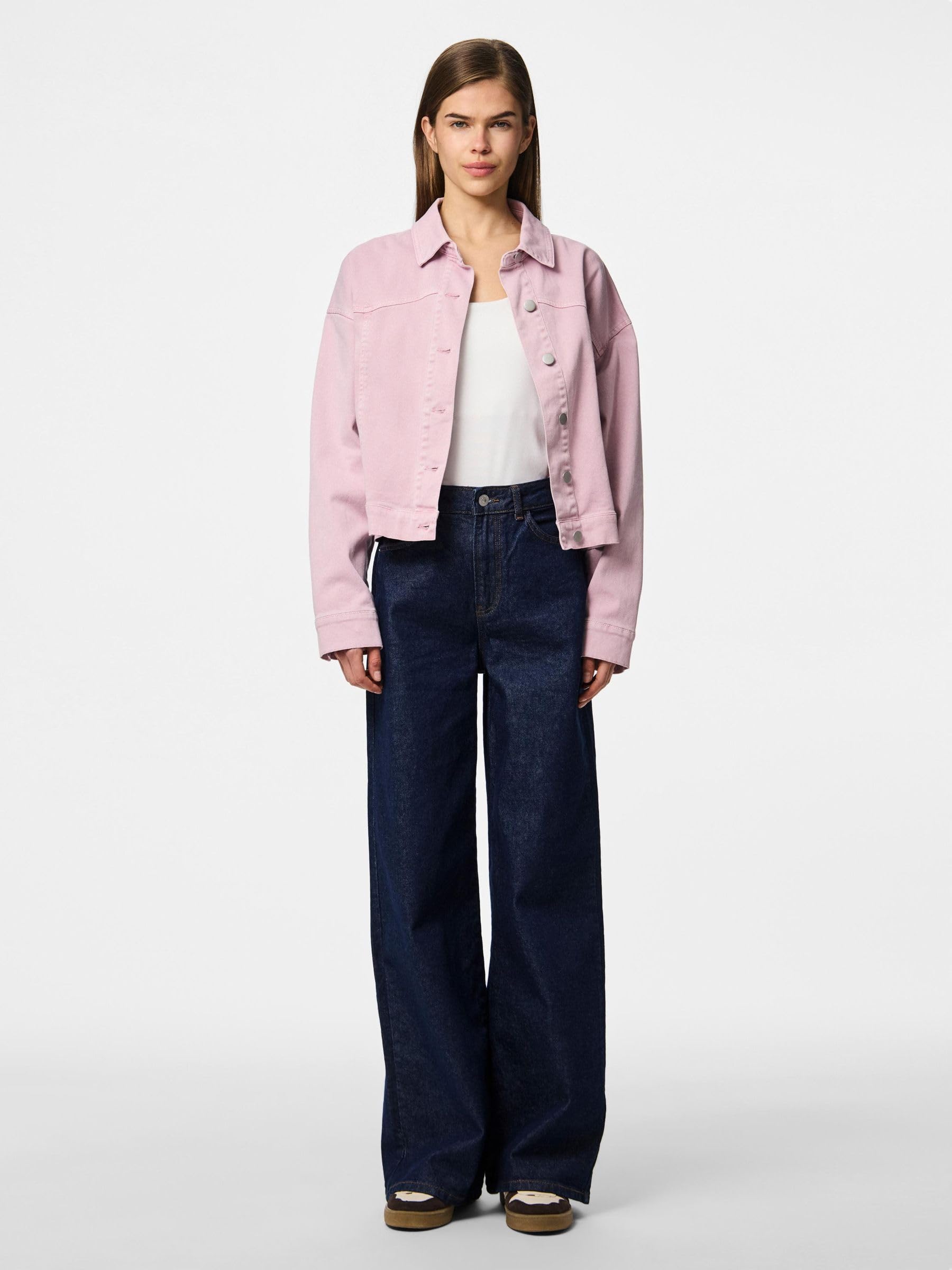 Pieces Pcfenny Denim Jacket giacca S denim