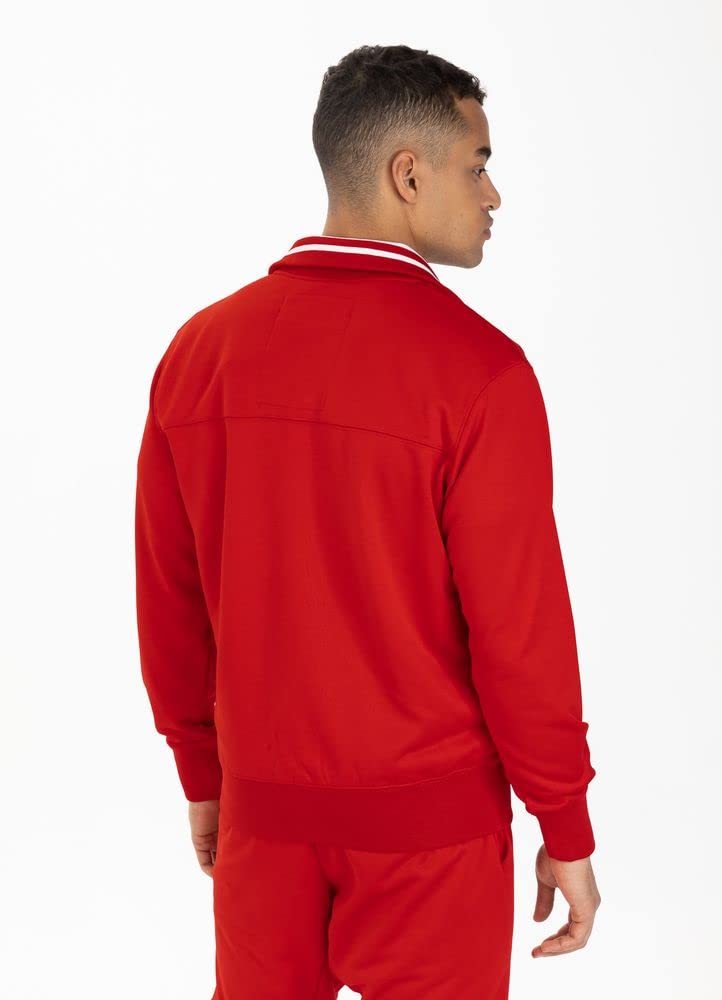 Pit Bull West Coast Oldschool Track Jacket Small Logo giacca rossa S