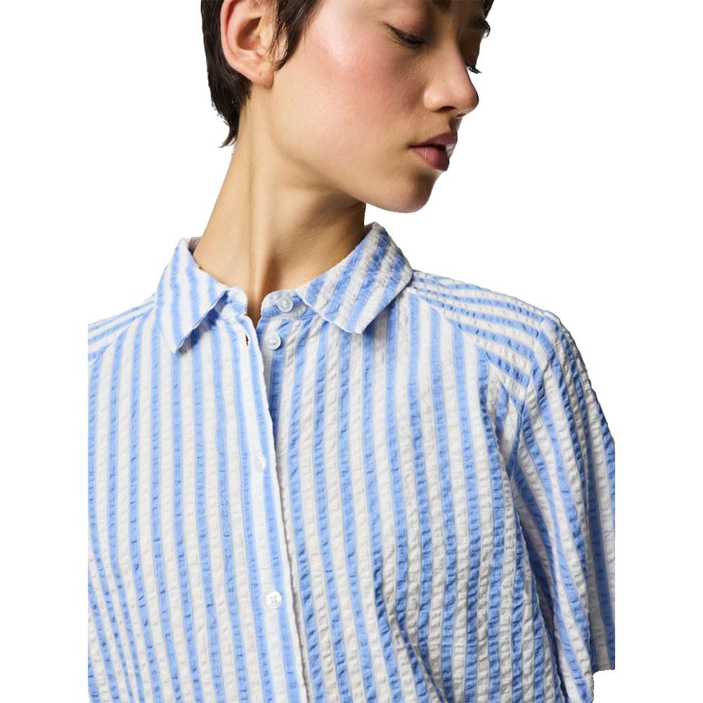 Pieces Stinna camicia donna 2XL a righe