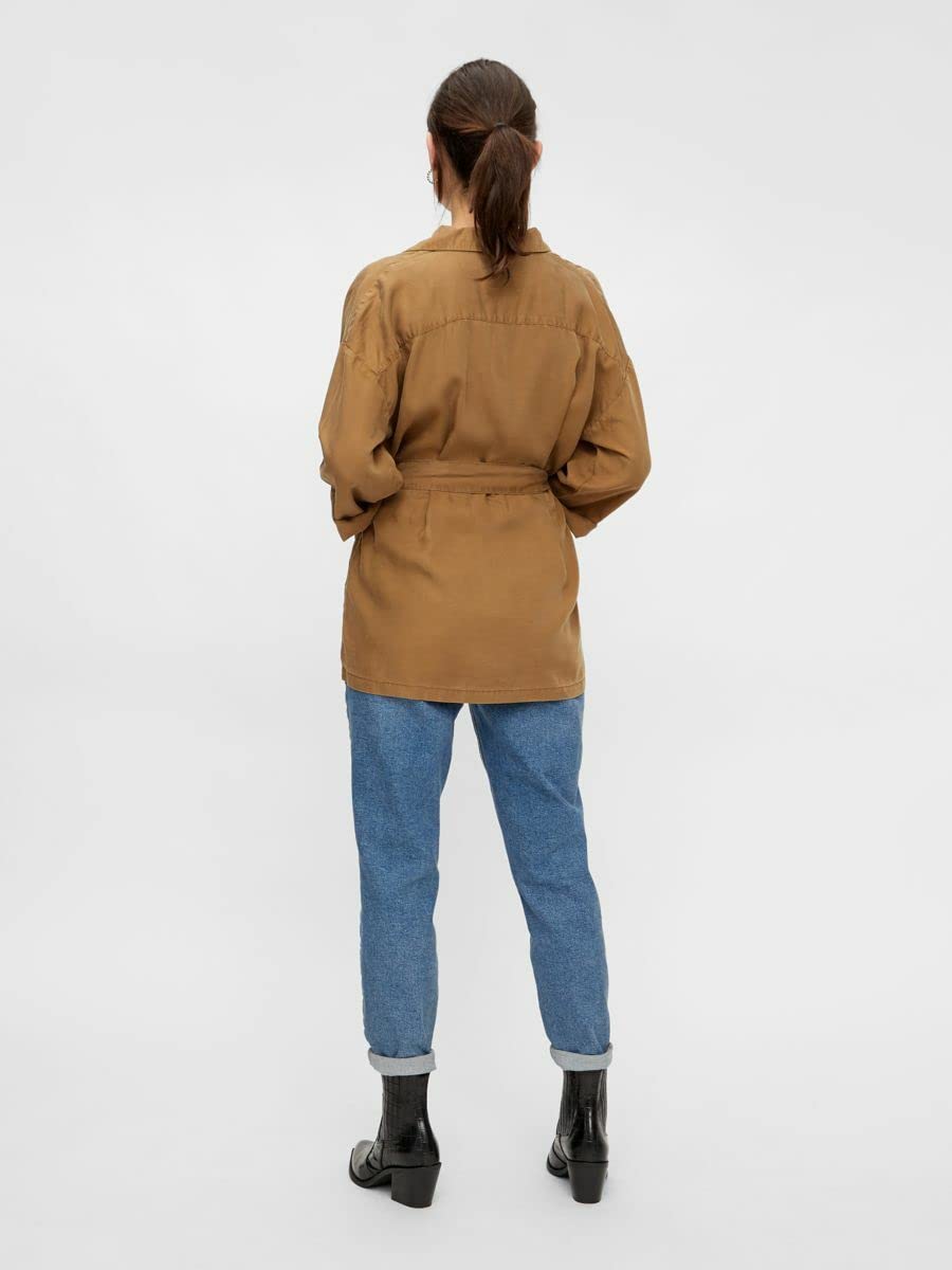 Pieces trench donna mezza stagione con cintura