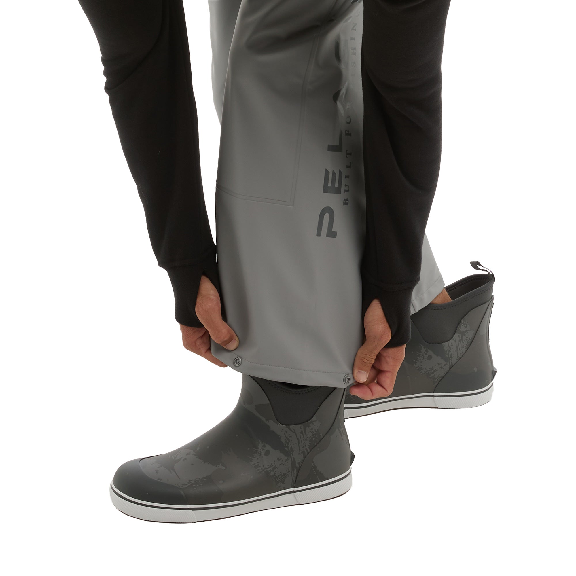 Pelagic Torrent Bib salopette grigia impermeabile