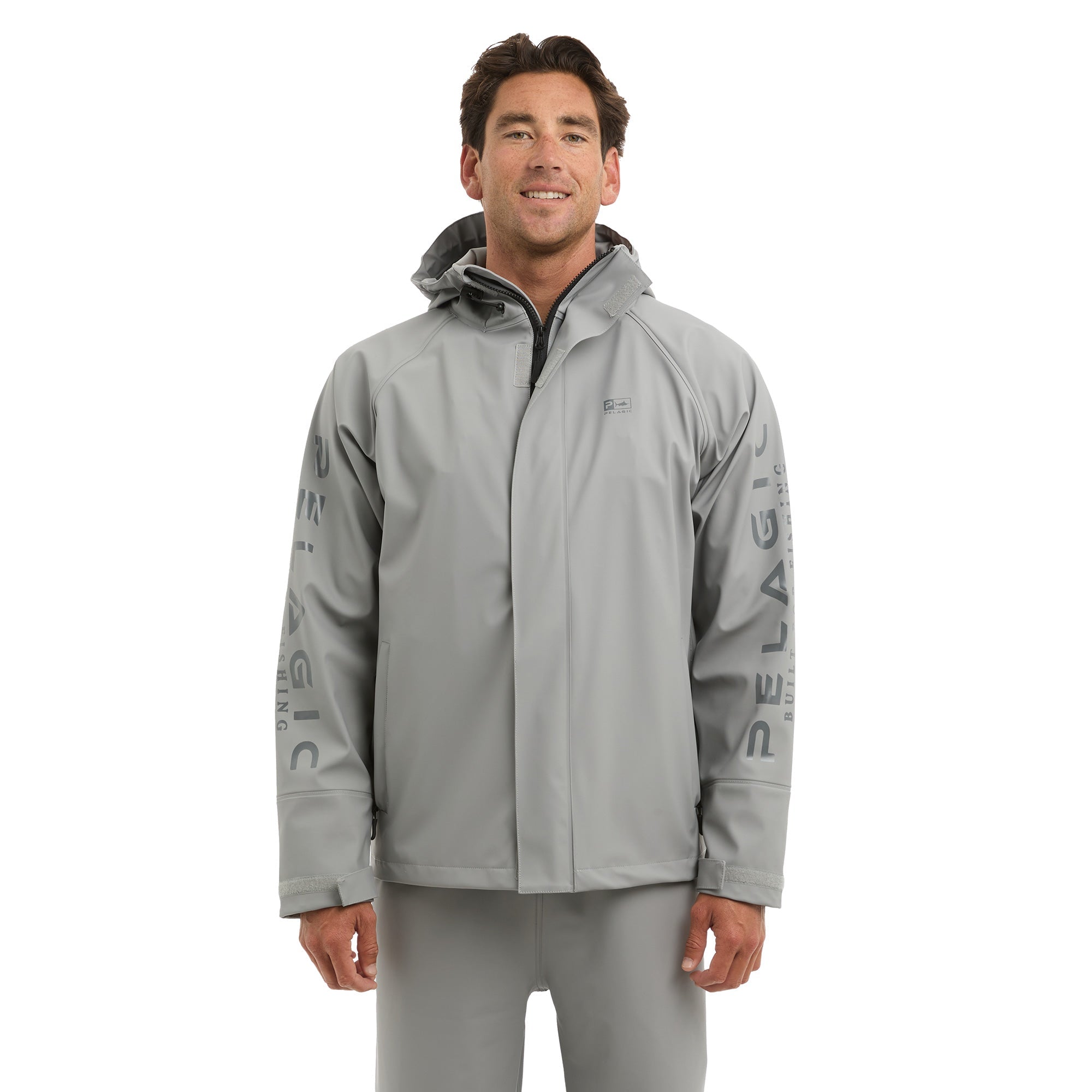 Pelagic Torrent giacca antipioggia uomo grigia