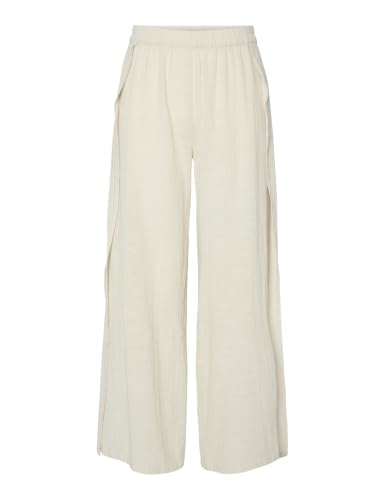 Pieces Pcagnes HW pantaloni donna L con spacco alto