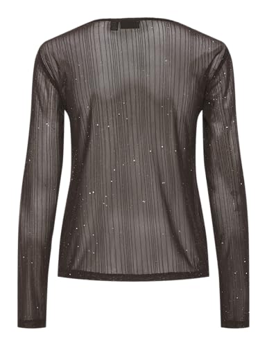 Pieces Pcpalme LS Top camicia donna maniche lunghe taglia M