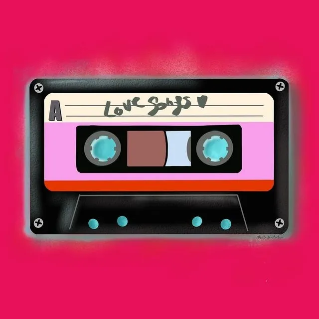 Milla Tape Love Songs maglietta unisex cotone
