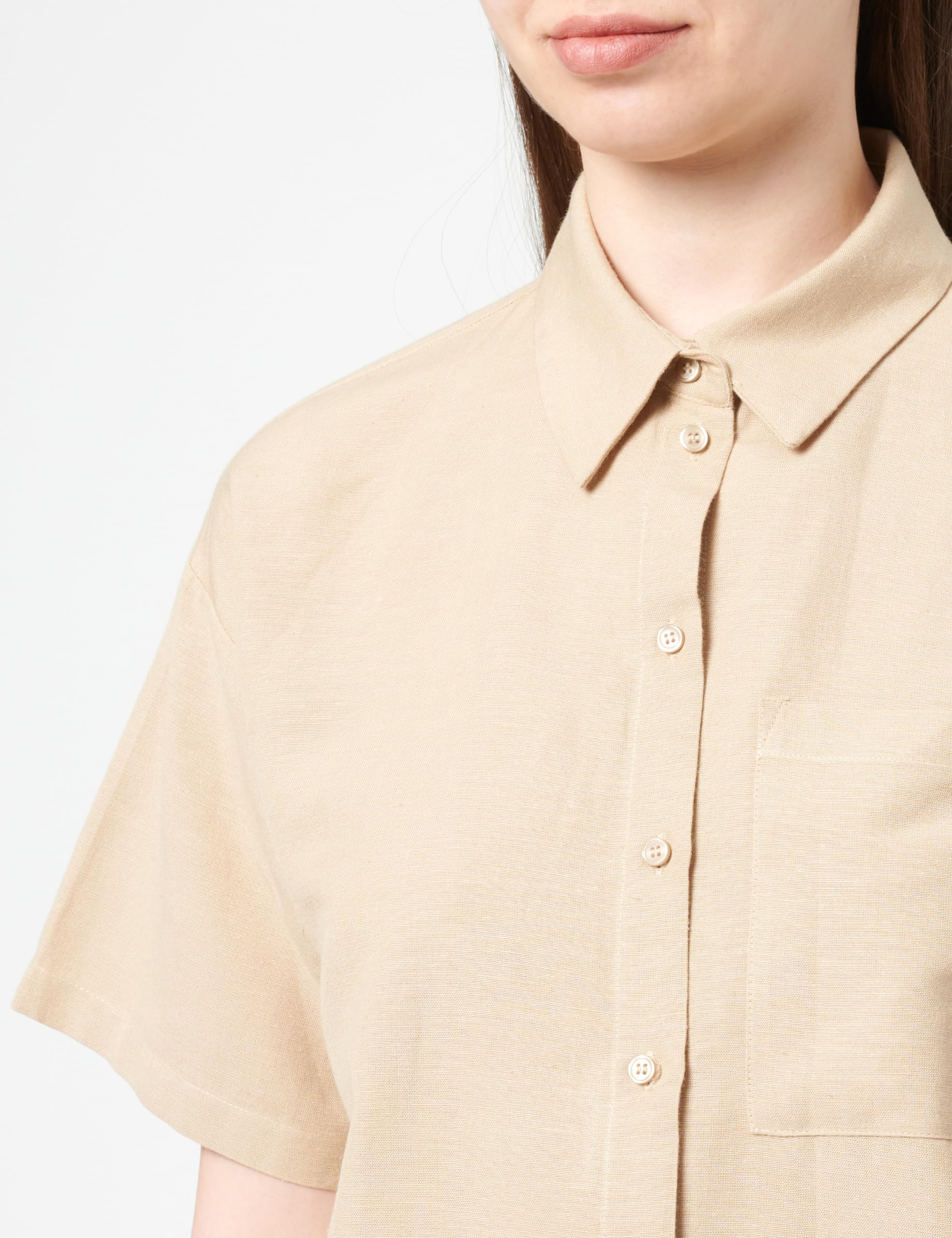PIECES Pcmilano SS Shirt camicia maniche corte