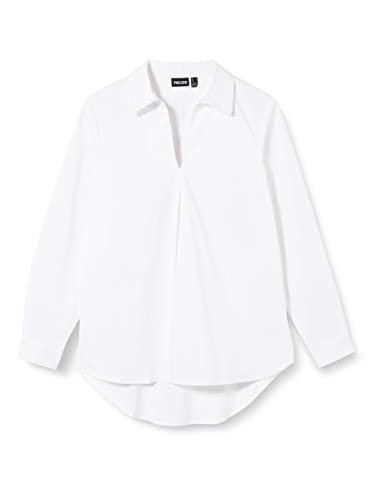 PIECES Pcbeatrice LS Top BC camicia L manica lunga