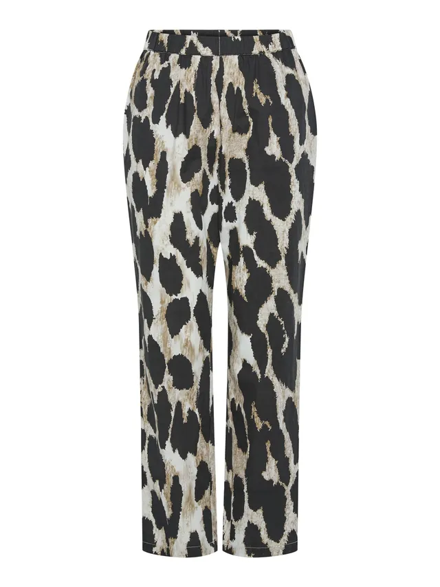 Pieces pantaloni donna in tessuto classici taglia M