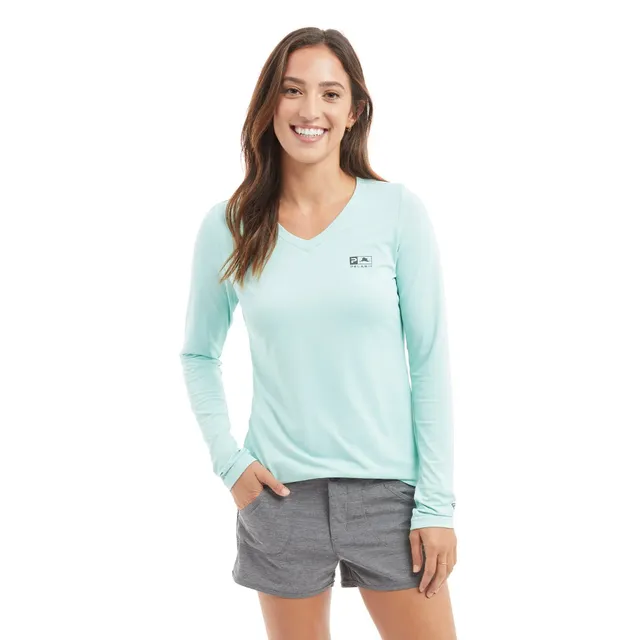 PELAGIC Ws Aquatek Maglia Pesca Donna Turchese UPF 50+
