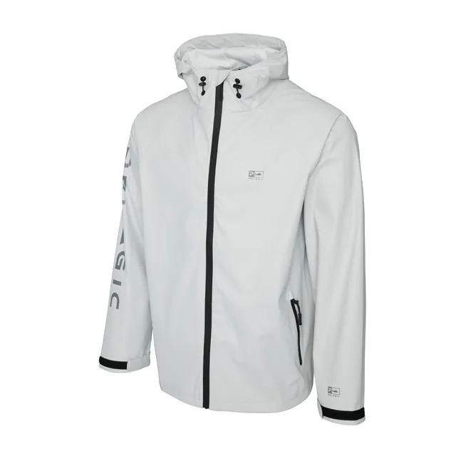 PELAGIC Chubasco giacca antipioggia uomo grigio chiaro