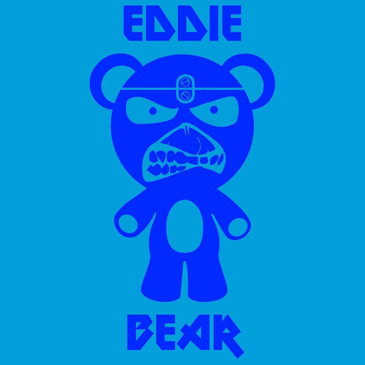 Matrix Music Store Kid Rex Eddie Bears Blue body cotone