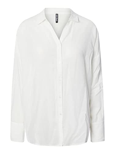 PIECES Pckatinka LS Shirt BC Camicia Donna Taglia M