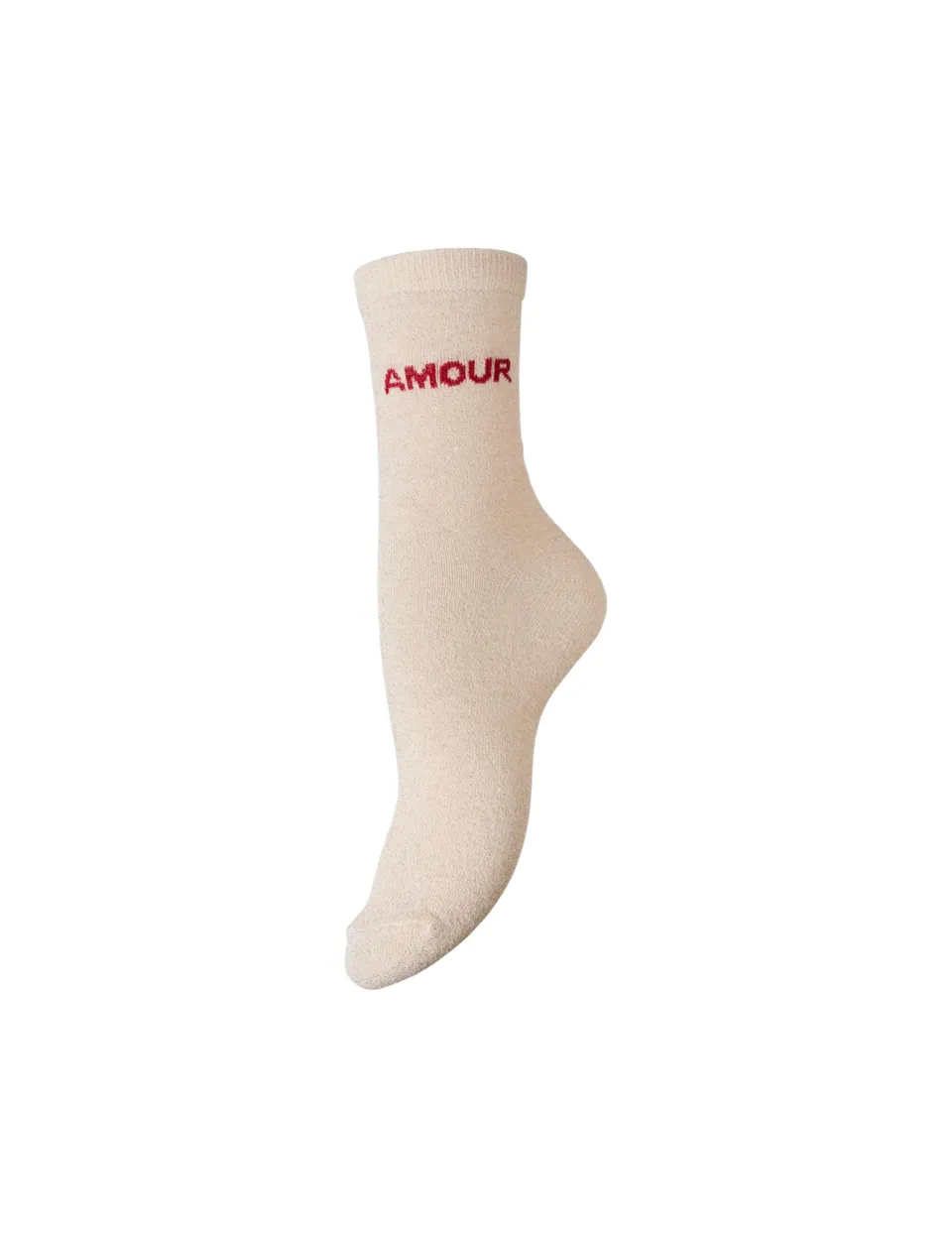Pieces Pcnolia Lurex Socks calzini donna nero betulla lurex