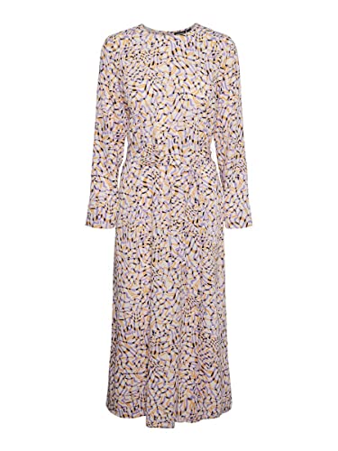 PIECES Pcbernice LS Ankle Dress BC Abito Donna Taglia XS