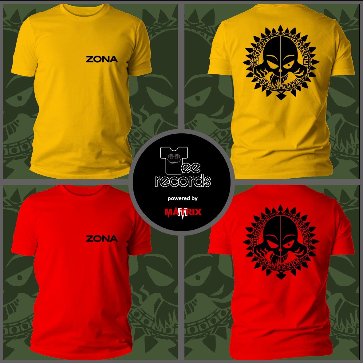 Zona 23 Black Logo t-shirt cotone organico