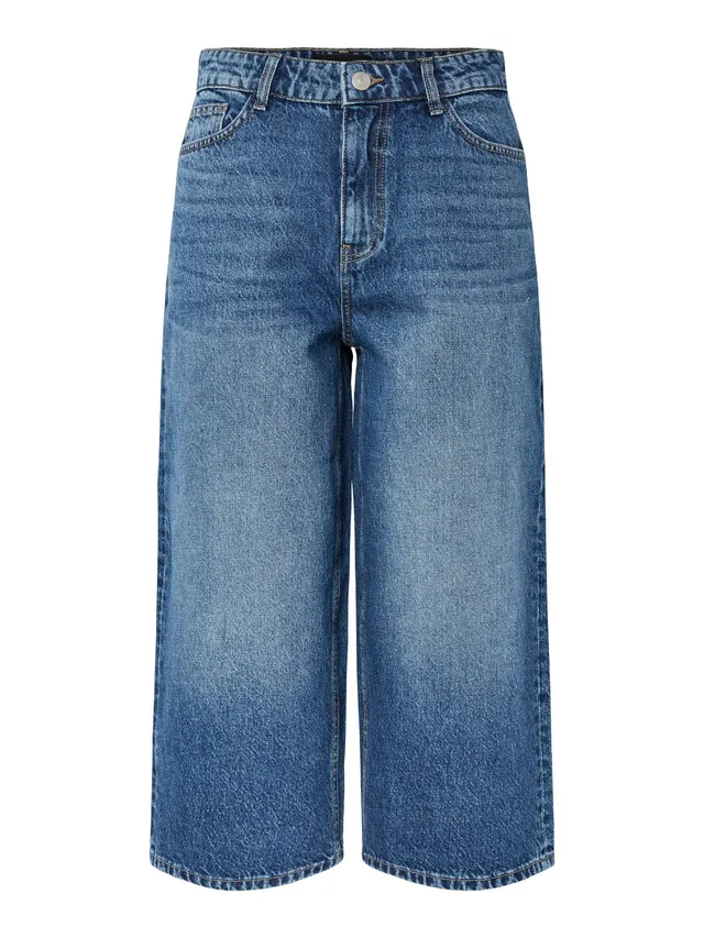 Pieces Pckate MW Culotte Jeans jeans donna 42-44 culotte