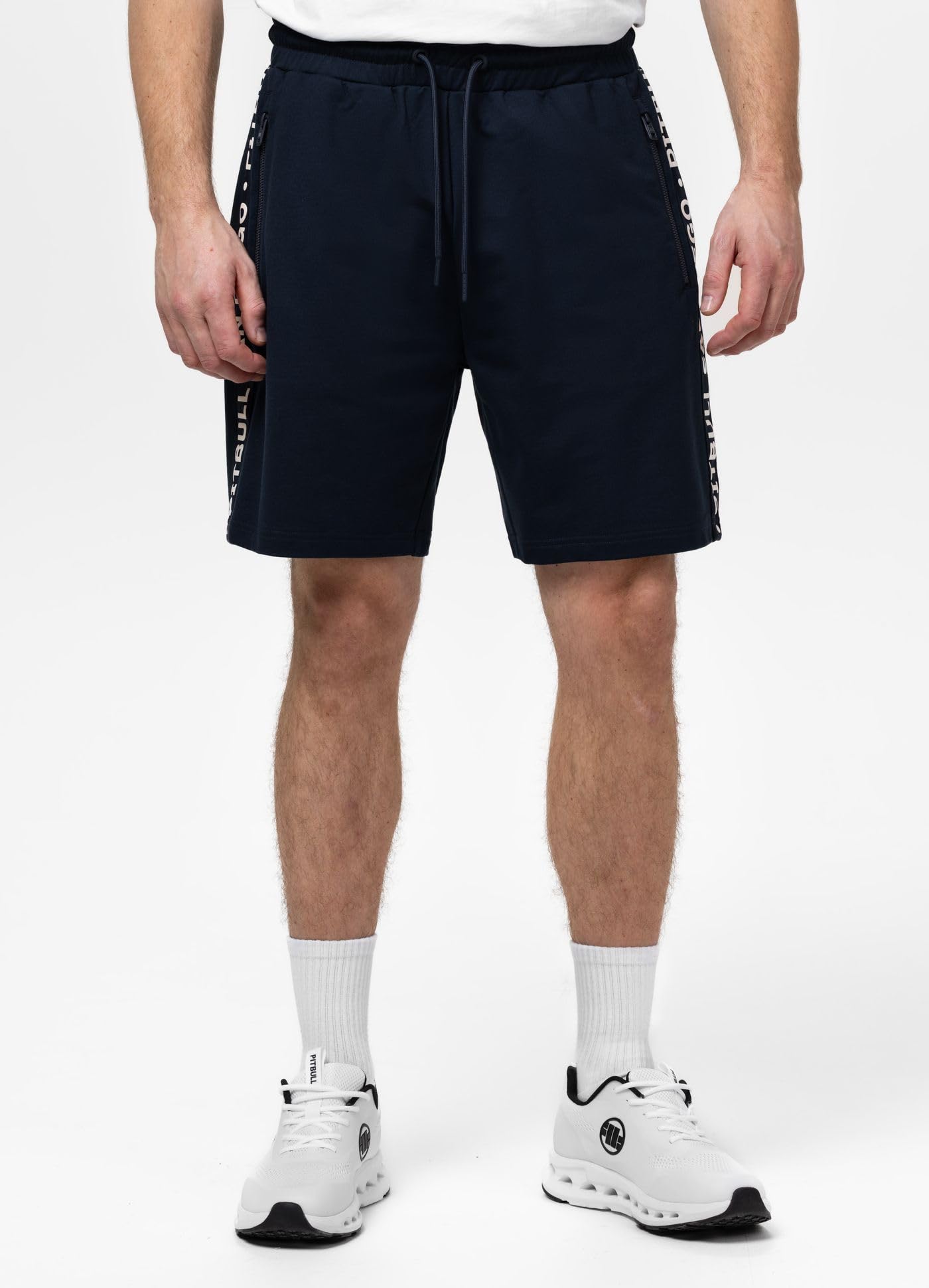 Pitbull Tape Parker shorts uomo L in felpa con zip