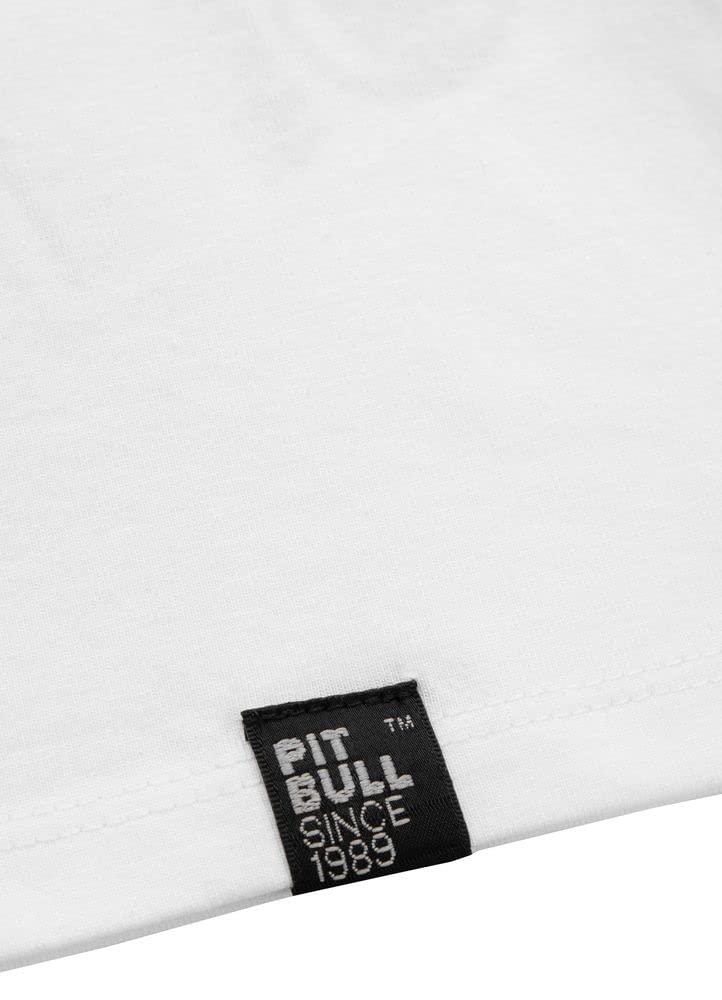 Pit Bull West Coast Small Logo t-shirt donna nera cotone
