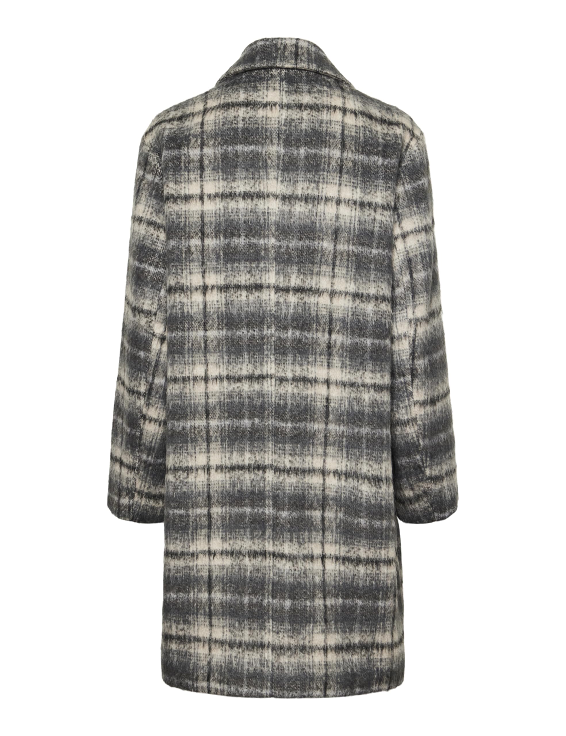 PIECES Pcnysa Check Coat cappotto donna M a quadri