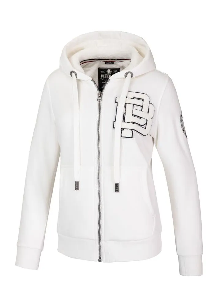 Pitbull Ruffina PB felpa donna zip cappuccio pelo