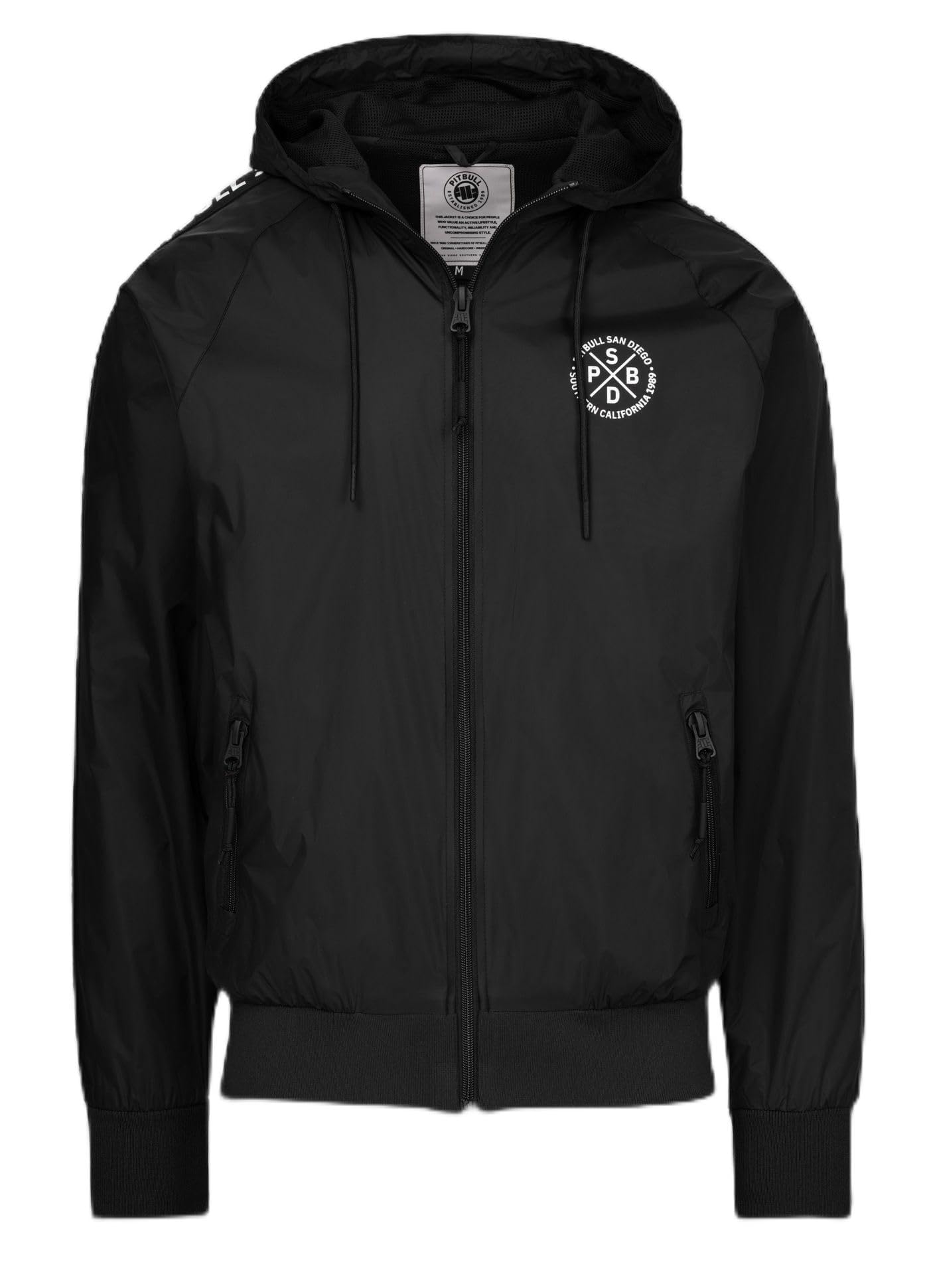 Pitbull Athletic Tape giacca softshell uomo antivento