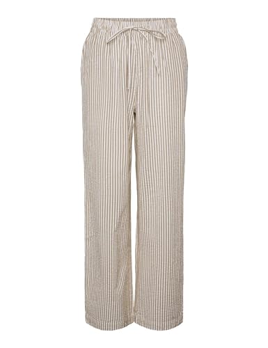 Pieces Pcsally HW Loose pantaloni donna XL rosa