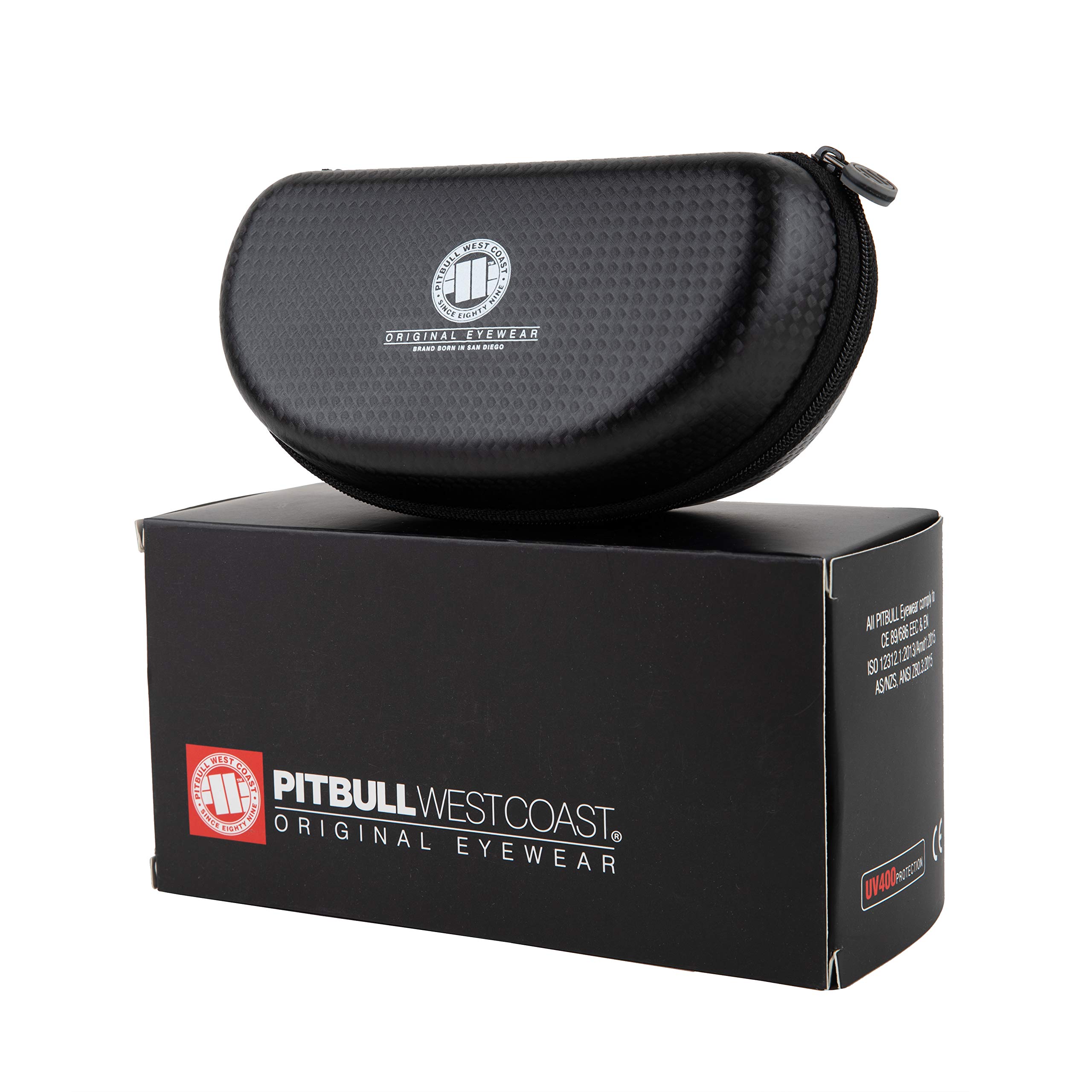 Pit Bull Pepper occhiali da sole Black Blue lente blu