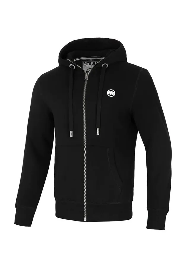 Pitbull West Coast Logo Piccolo felpa zip grigia cotone