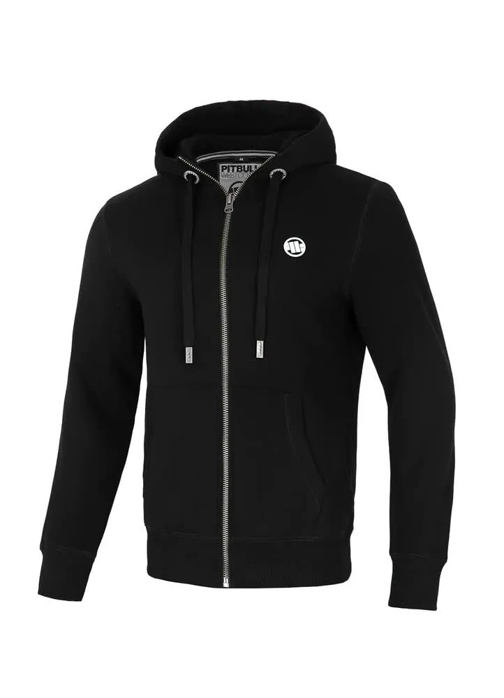 Pitbull West Coast Logo Piccolo felpa zip grigia cotone